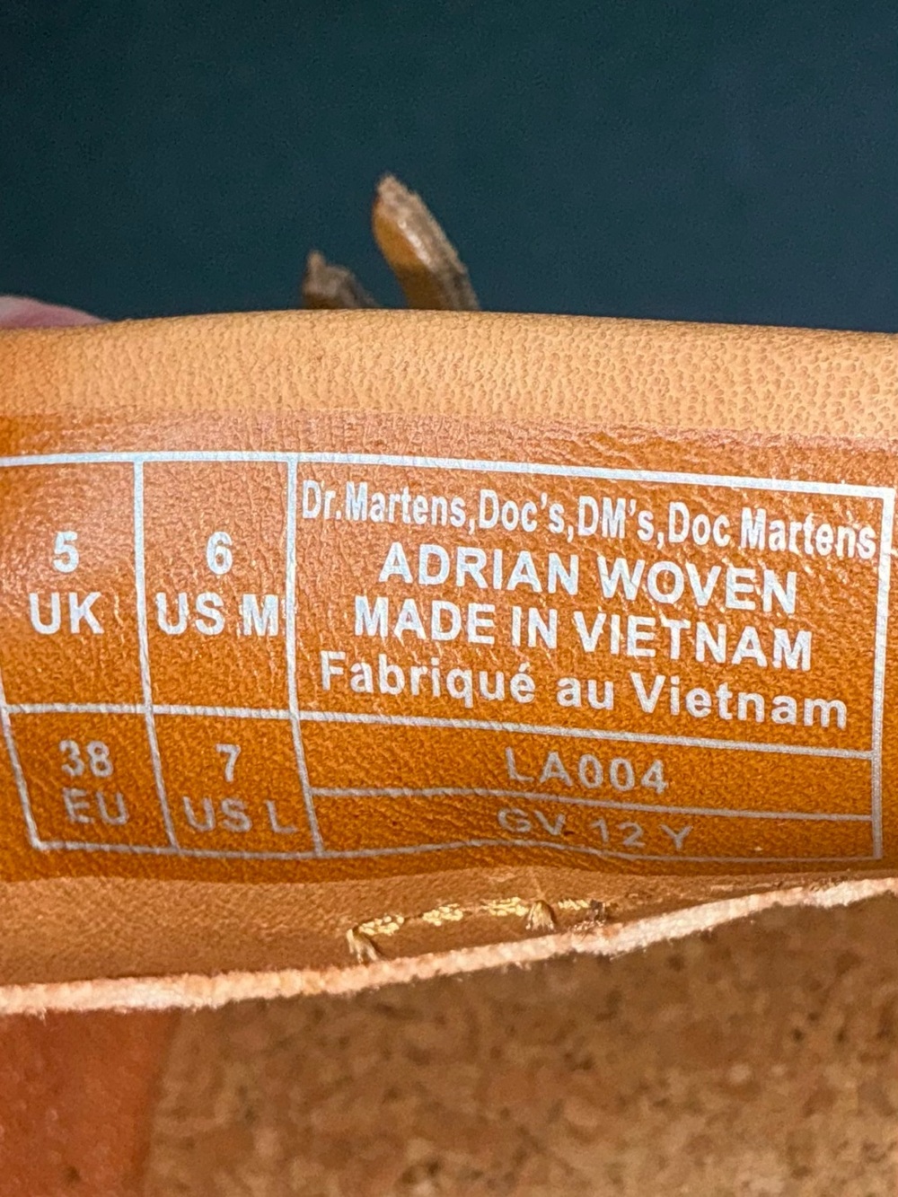 Dr. Martens Women’s Tan Leather Tassel Loafers Slip On US 7 - Picture 8 of 9